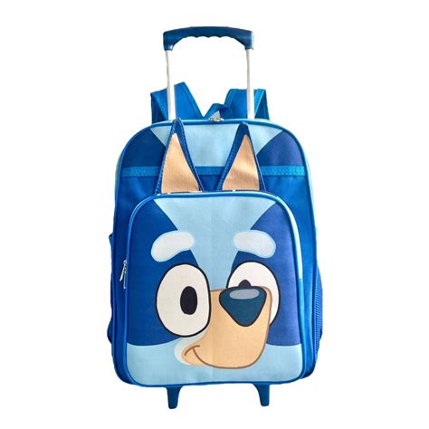 mochila bluey rodinha